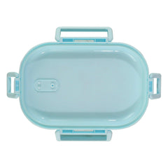 Smily kiddos Stainless Steel Skater Dino Theme Lunch Box - Light blue - medium 3+ years