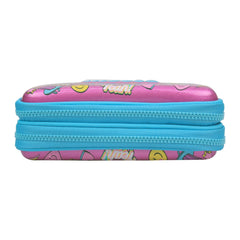 Stylish Double Compartment Pencil Case – Pink