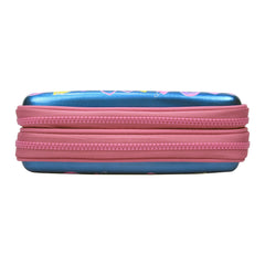 Stylish Double Compartment Pencil Case – Light Blue