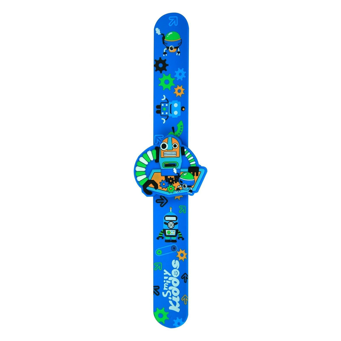 Smily Kiddos Fancy Slap band Robot Theme - Black