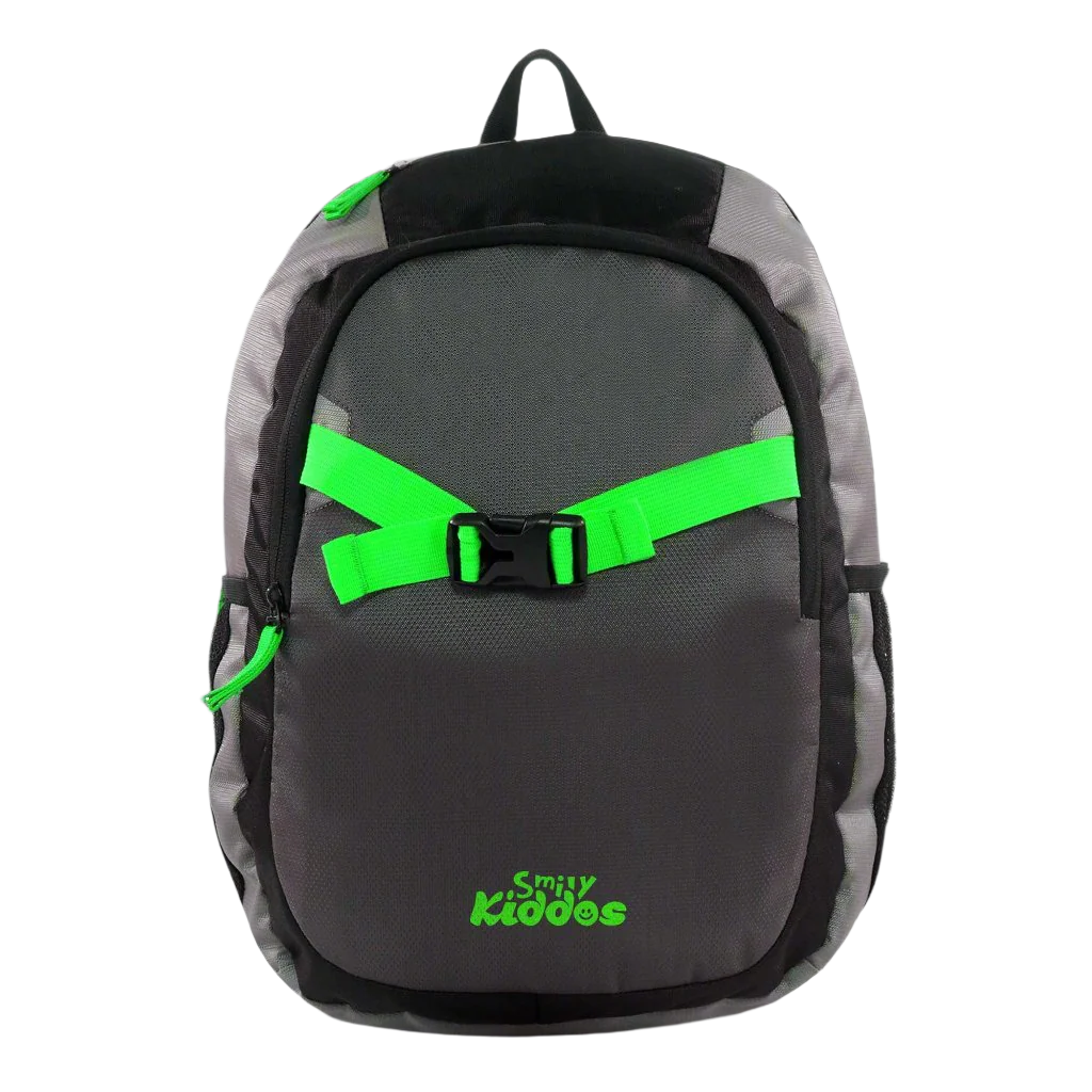 Smily Kiddos Pre-School Sports Bag – Neon Green | Fun & Durable Kids School Bag
