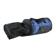 Mike Dual Tone Gym Bag With Shoe Compartment -Camo Blue