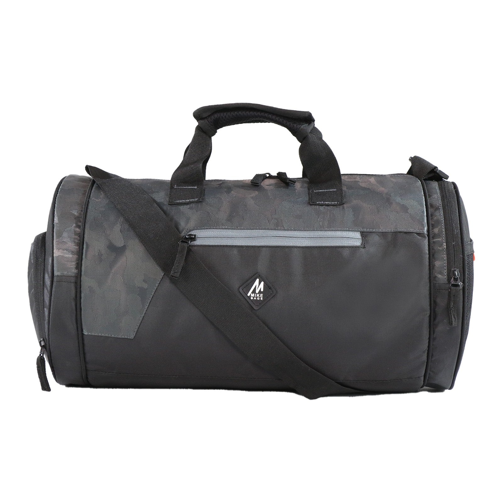 Mike Dual Tone Pro Gym Bag with Shoe Compartment – Grey