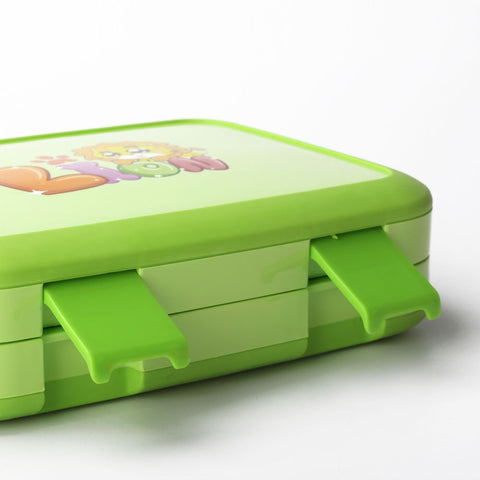 Image of Lunch Combo Lion Theme Green ( LUNCH BAG, LUNCH BOX ,WATER BOTTLE)