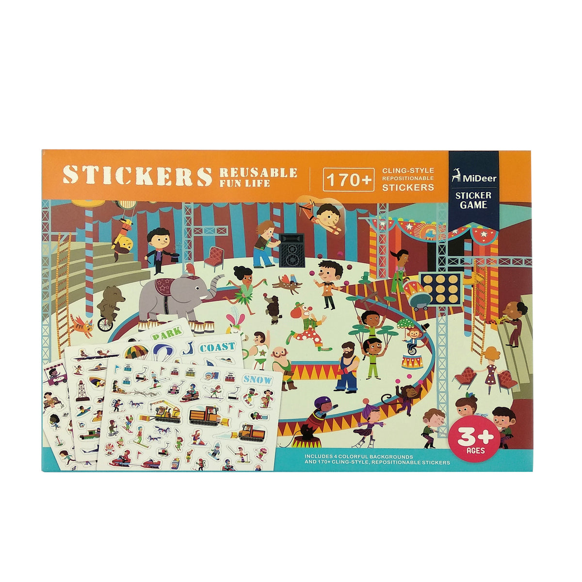 Reusable Stickers - Fun Life