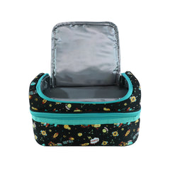 Smily Kiddos Double Decker Lunch Bag V2 Space Theme Black