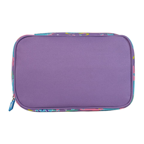 Image of Smily Kiddos Double Decker Lunch Bag V2 Kitty Theme | Purple