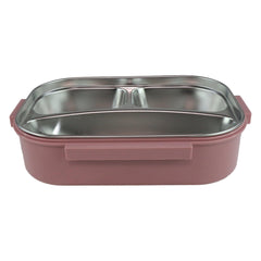 Smily kiddos Stainless Princess Theme Lunch Box -Pink - Large