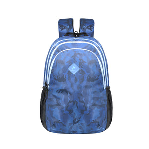 Mike Cosmo Casual Backpack - Camo Blue