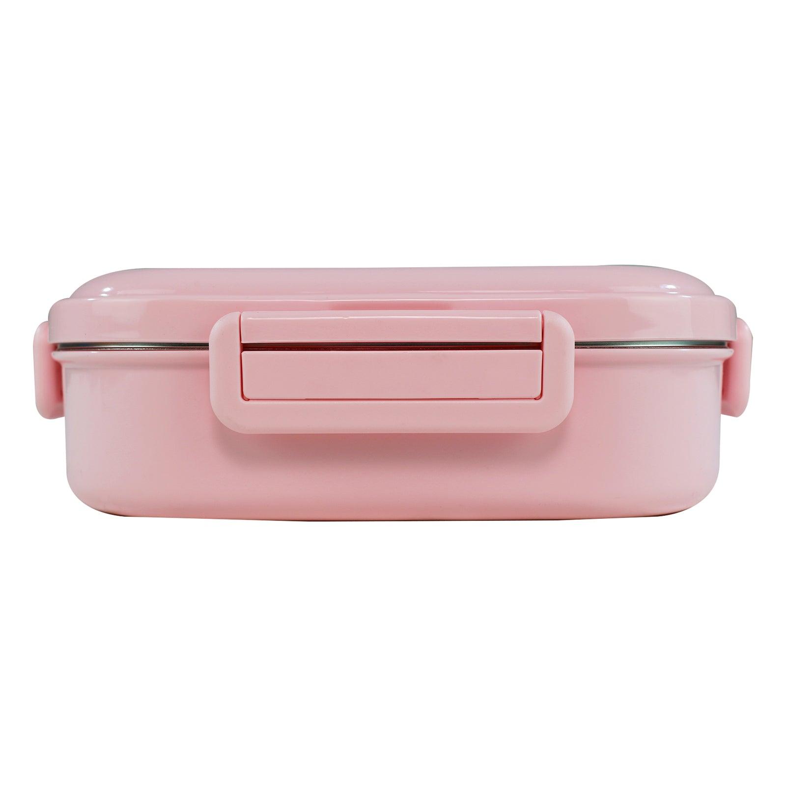 Medium Stainless Steel Lunch Box Unicorn Theme - Pink