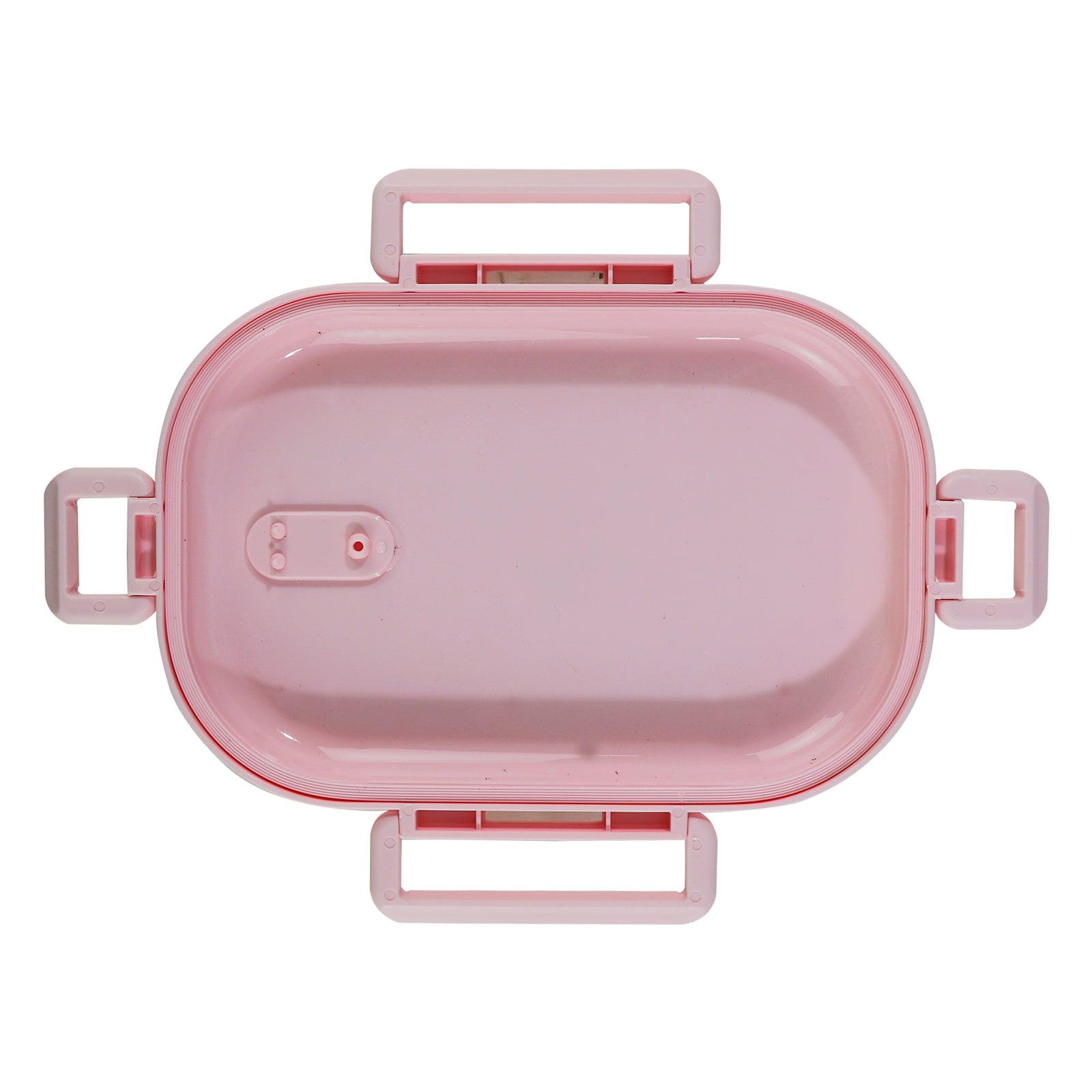 Medium Stainless Steel Lunch Box Unicorn Theme - Pink