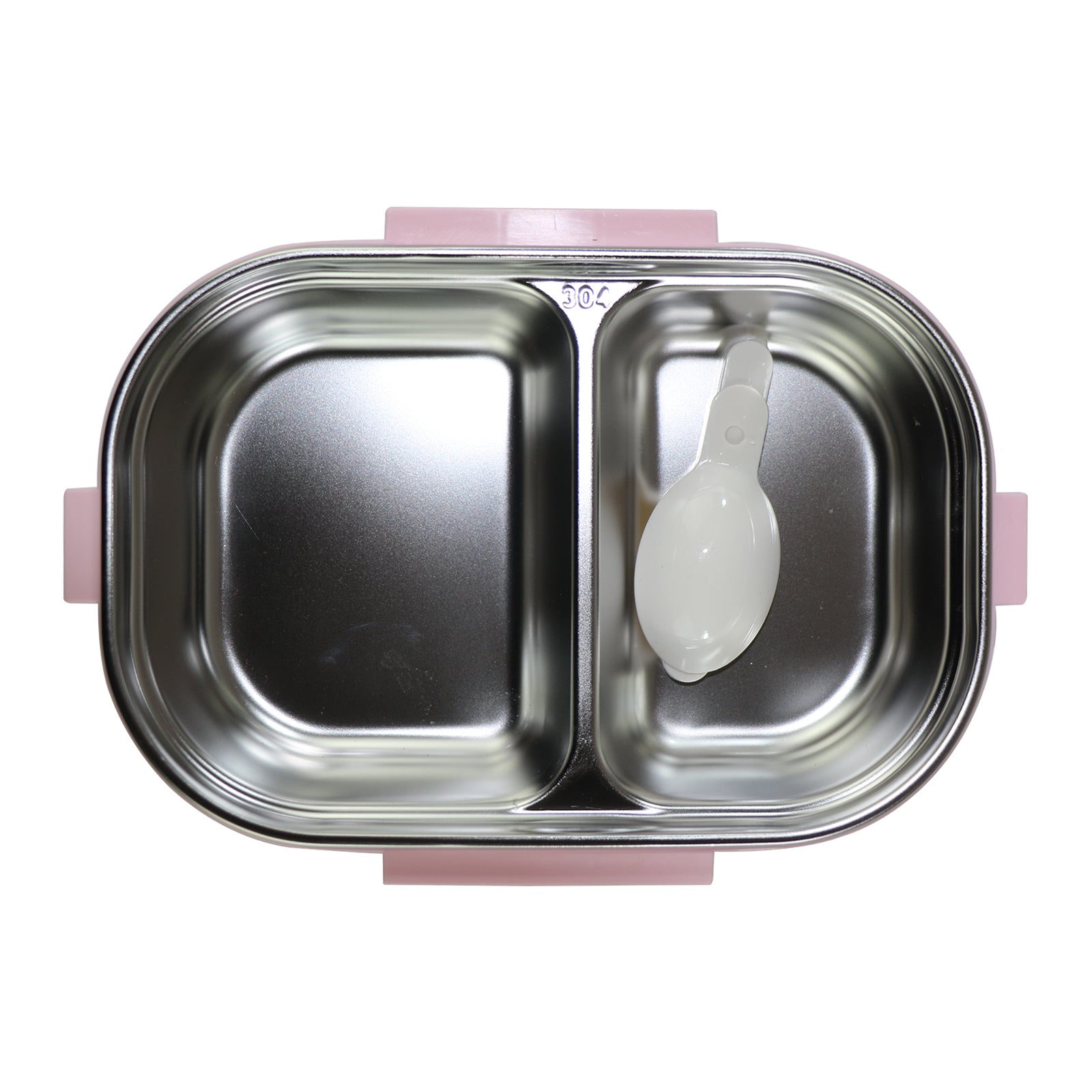 Medium Stainless Steel Lunch Box Unicorn Theme - Pink