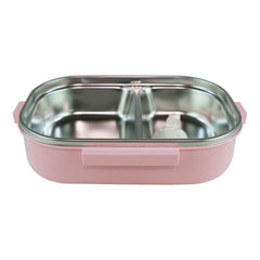 Medium Stainless Steel Lunch Box Unicorn Theme - Pink