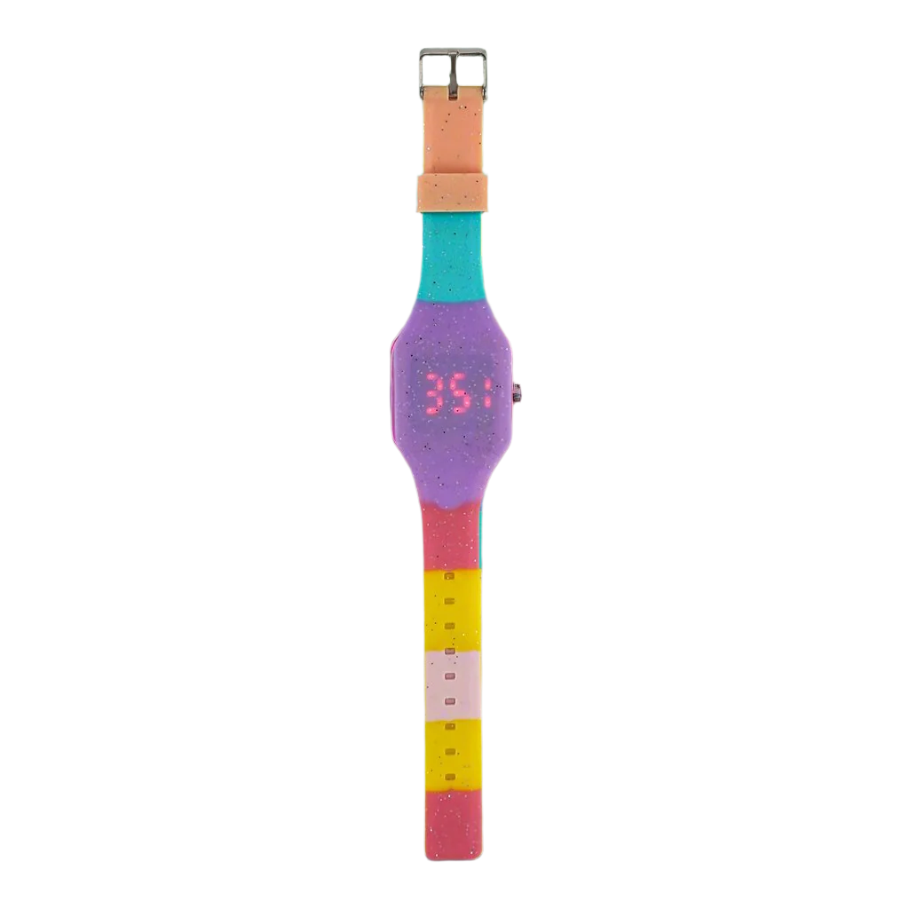 Smily Kiddos Fancy Digital watch- Purple