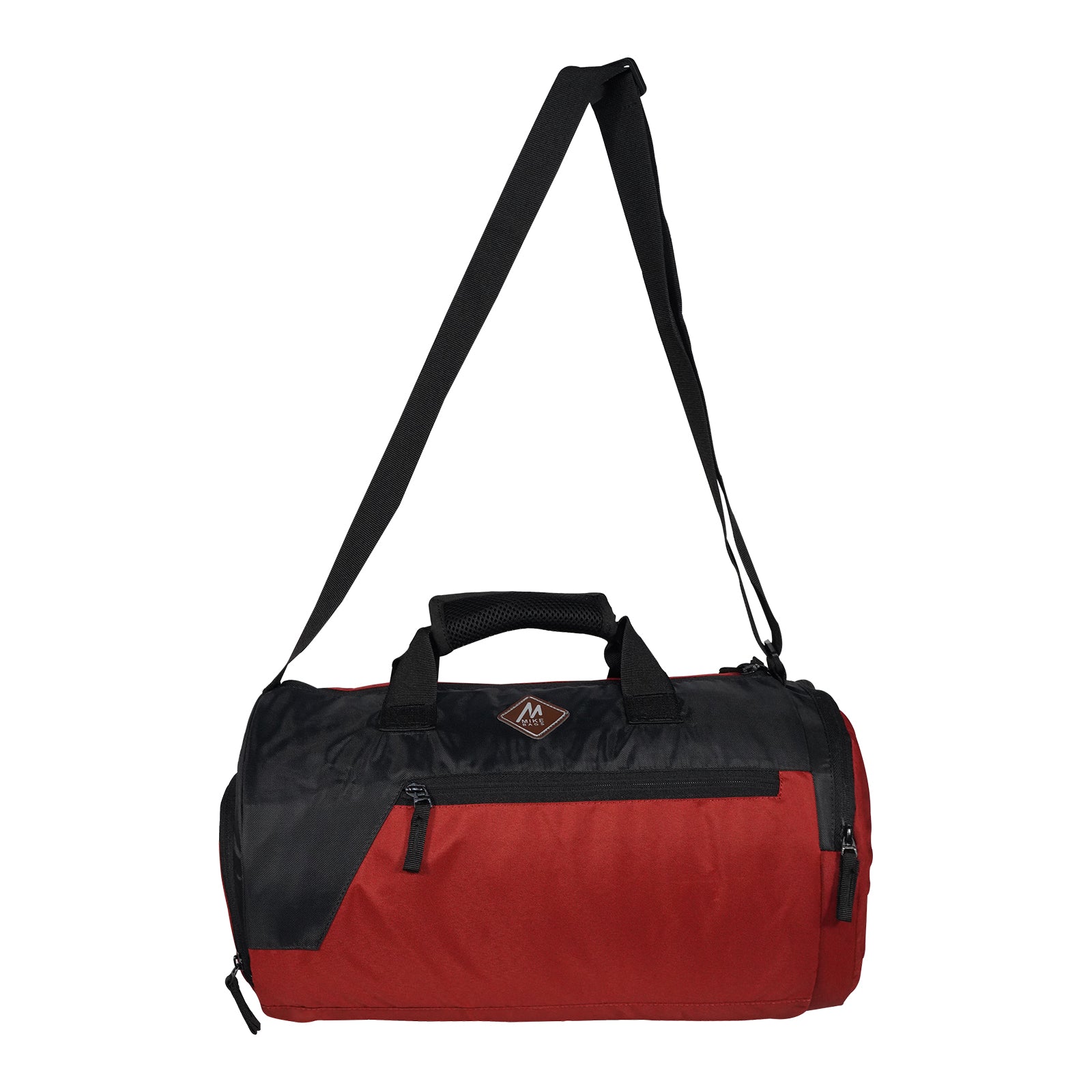 Mike Bags Fit Gear Gym Bag with Shoe Compartment – Rust | 20L Water-Resistant Sports & Travel Duffle