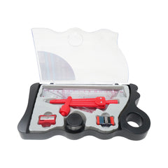Smily Kiddos Maths Set & Carry Case – 8-in-1 Geometry Kit Red