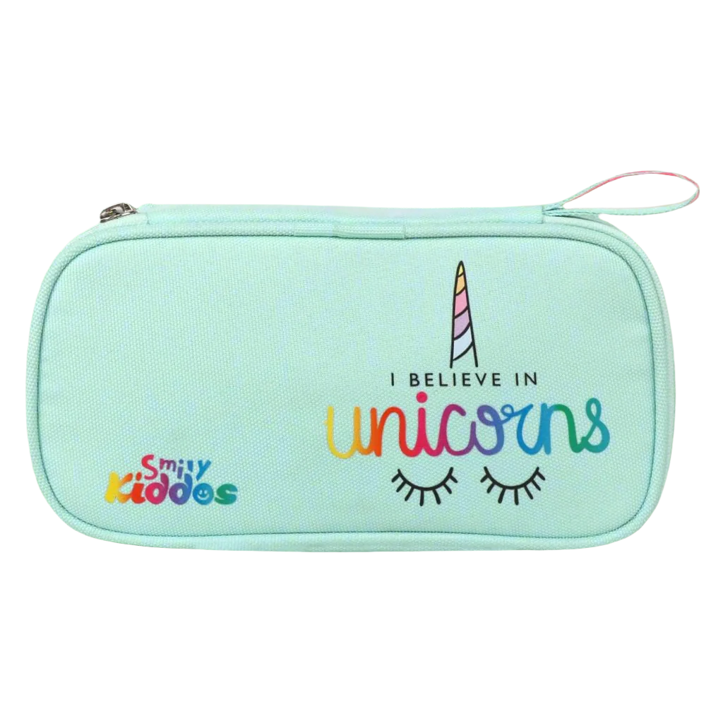 Smily Kiddos Zipper Pencil Pouch Unicorn Sea - Green
