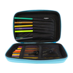 Smily Kiddos - Licensed Chhota Bheem  - Stylish & Spacious Hardtop EVA Pencil Case BTS - Light Blue