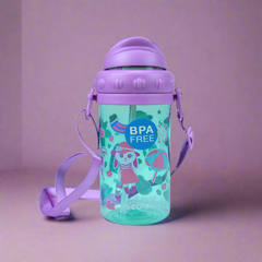 Smily Sipper Water Bottle Light blue