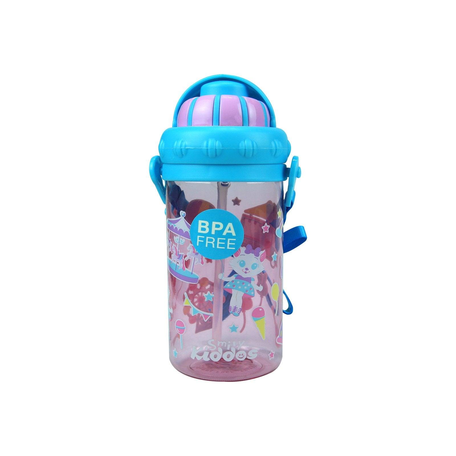 Smily Sipper Water Bottle Pink
