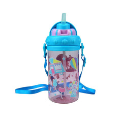 Smily Sipper Water Bottle Pink