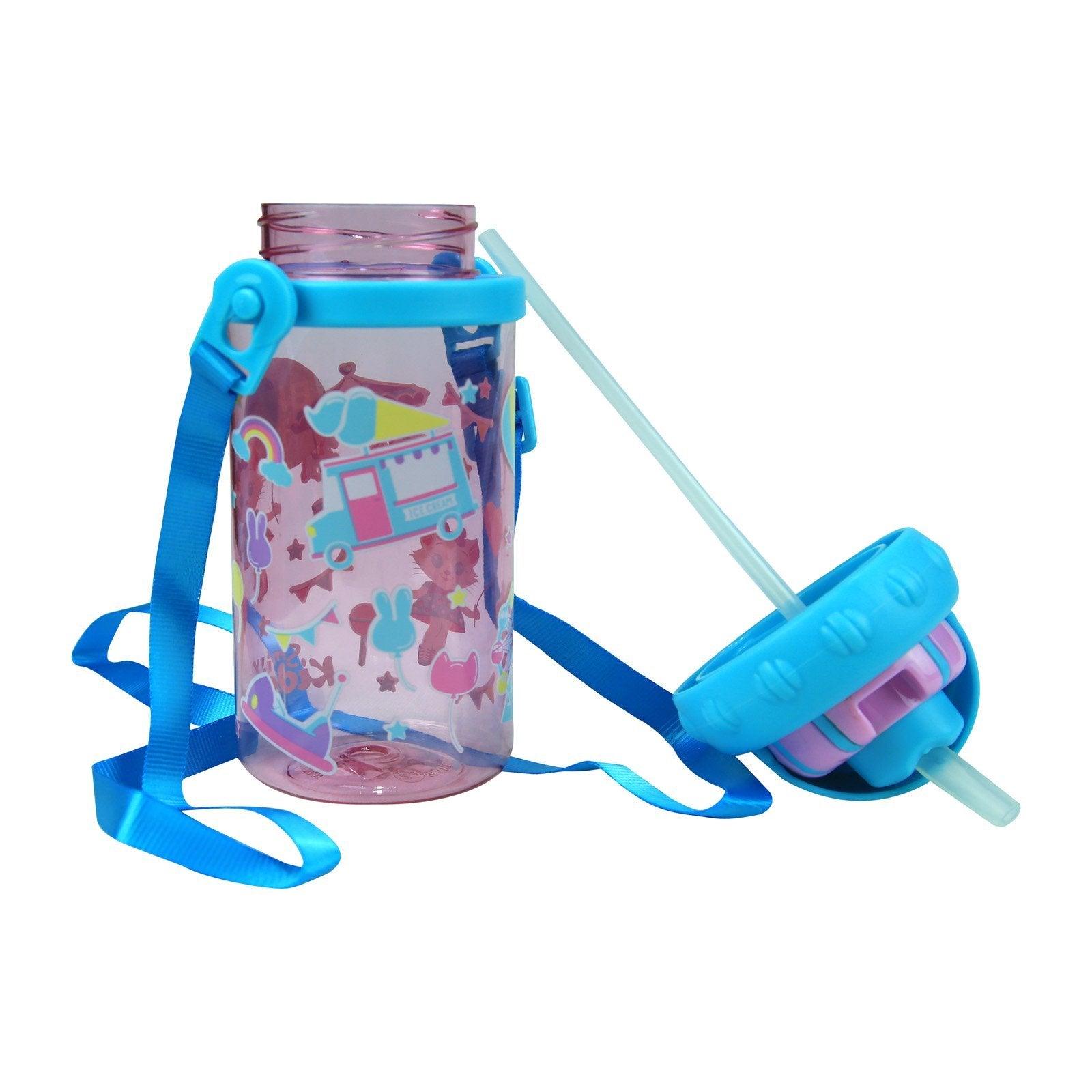 Smily Sipper Water Bottle Pink