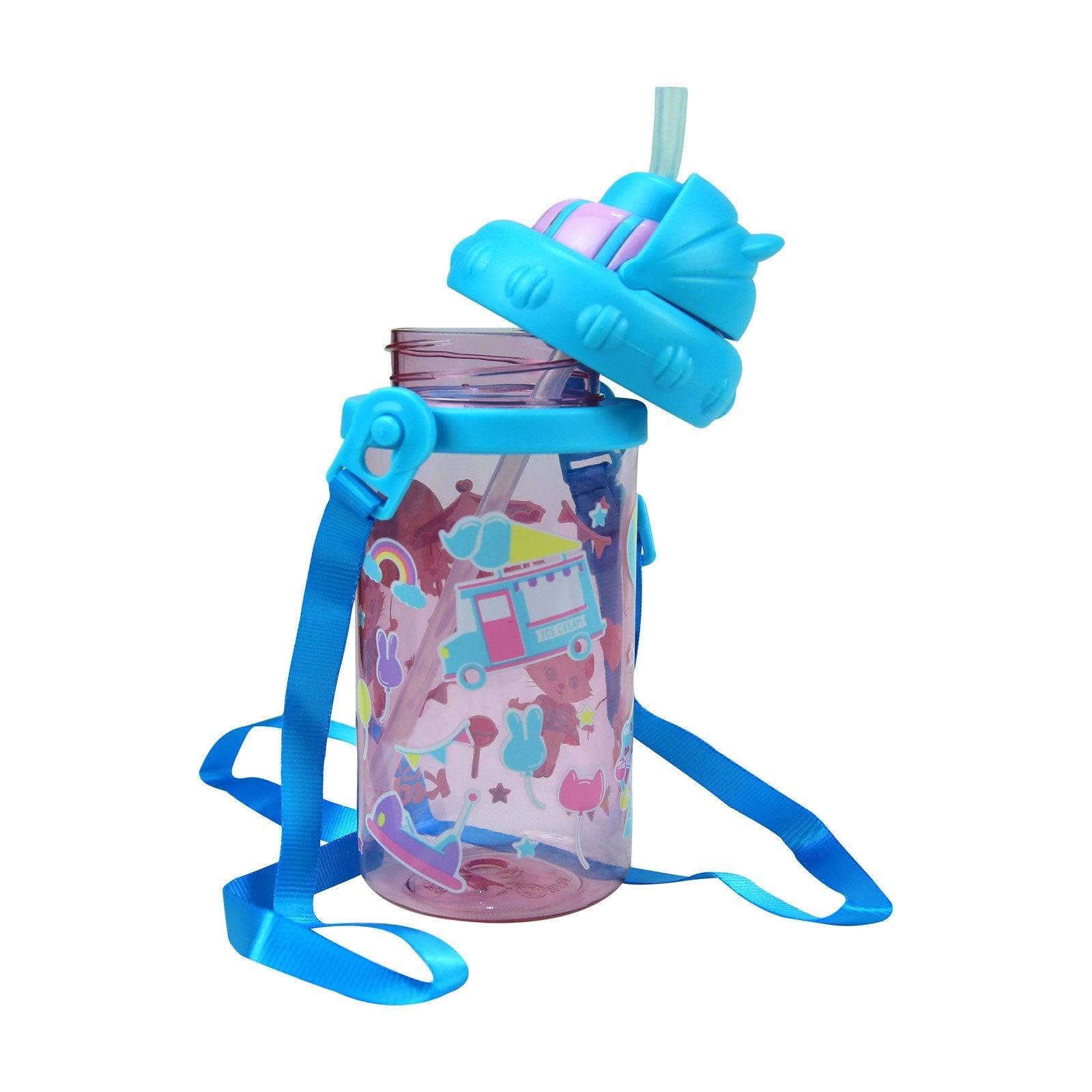 Smily Sipper Water Bottle Pink