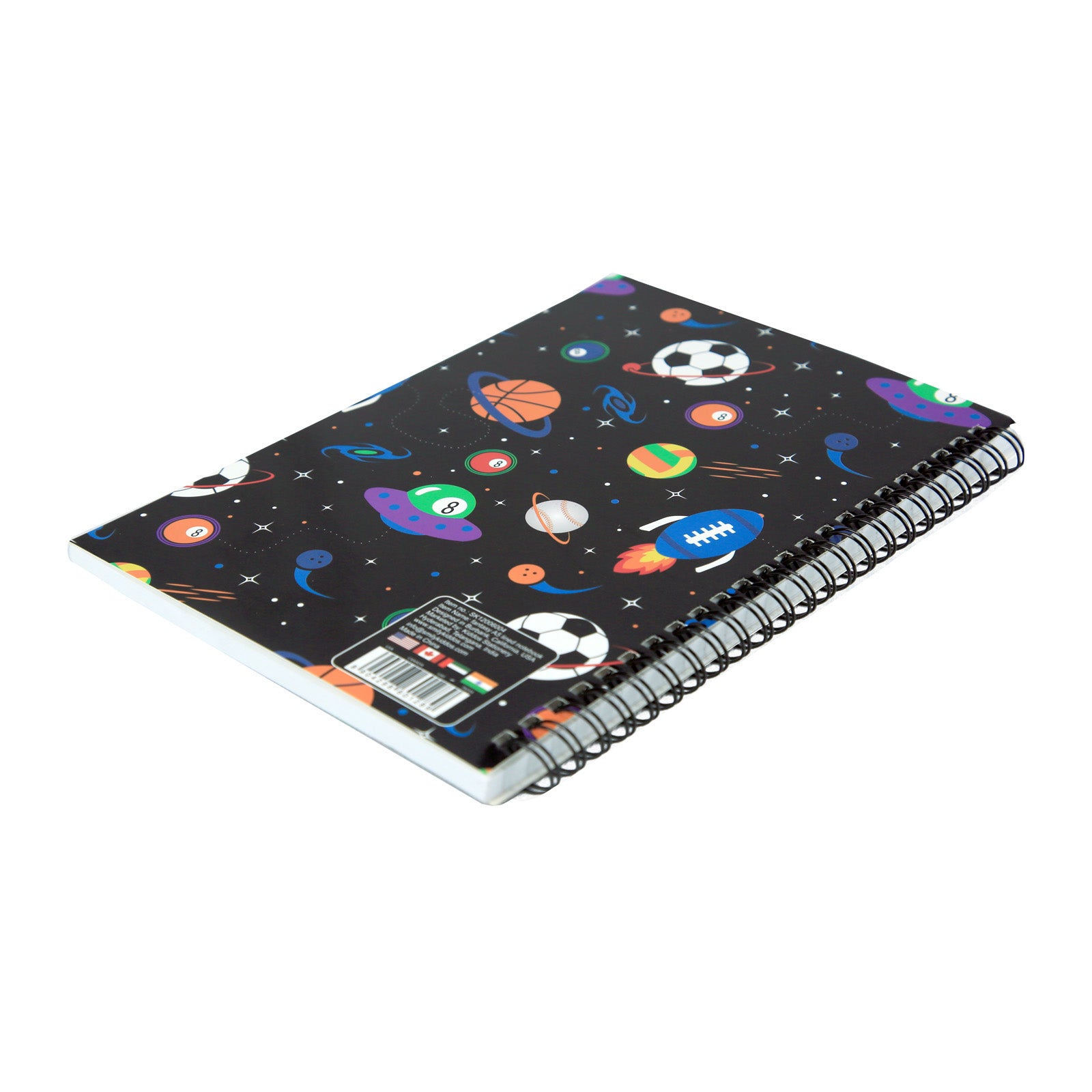 A5 Lined Notebook - Black