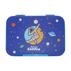 Space Theme Lunch Combo 3-in-1 Pack (Lunch Bag, Lunch Box & Water Bottle) - Blue