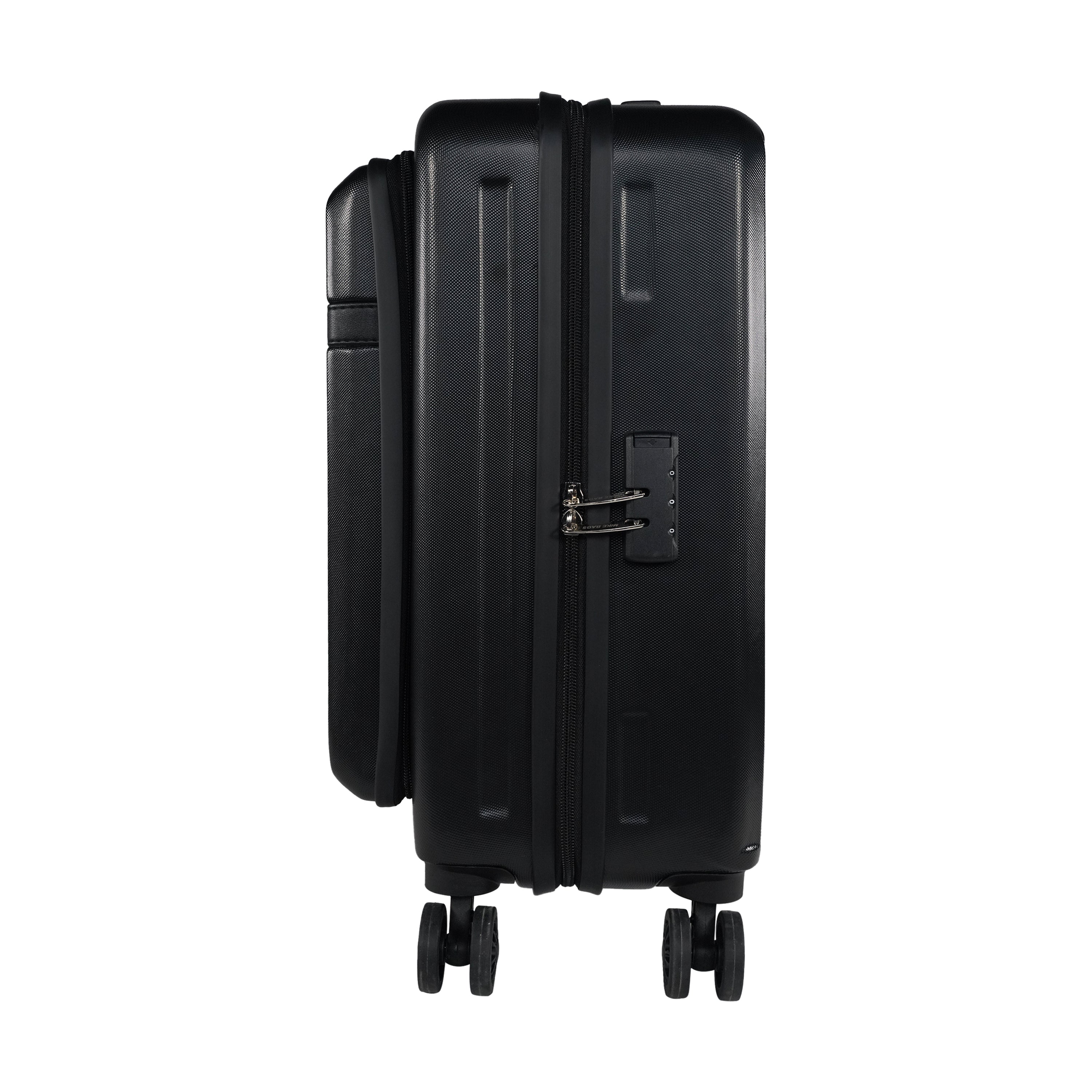 Mike Nova Hard Case Trolley Bag – Black (39 Litres)