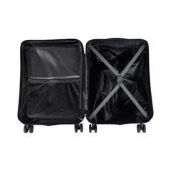 Mike Nova Hard Case Trolley Bag – Black (39 Litres)