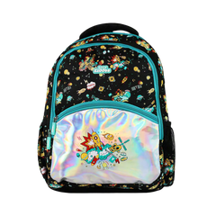 Smily Kiddos 10 ltrs Backpack Space Theme | Black