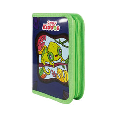 Smily Kiddos Stationery Case – Chameleon Jungle Theme (Includes Stationery)