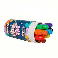 Smily Kiddos Silky Crayons – 12 Vibrant Colors | Premium Art Set for Kids
