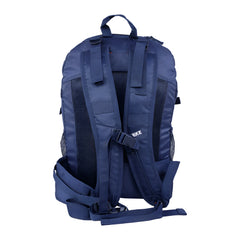 Mike Urban Trek Multi-Pocket Backpack – 37L Travel & Laptop Backpack with Rain Cover N Blue