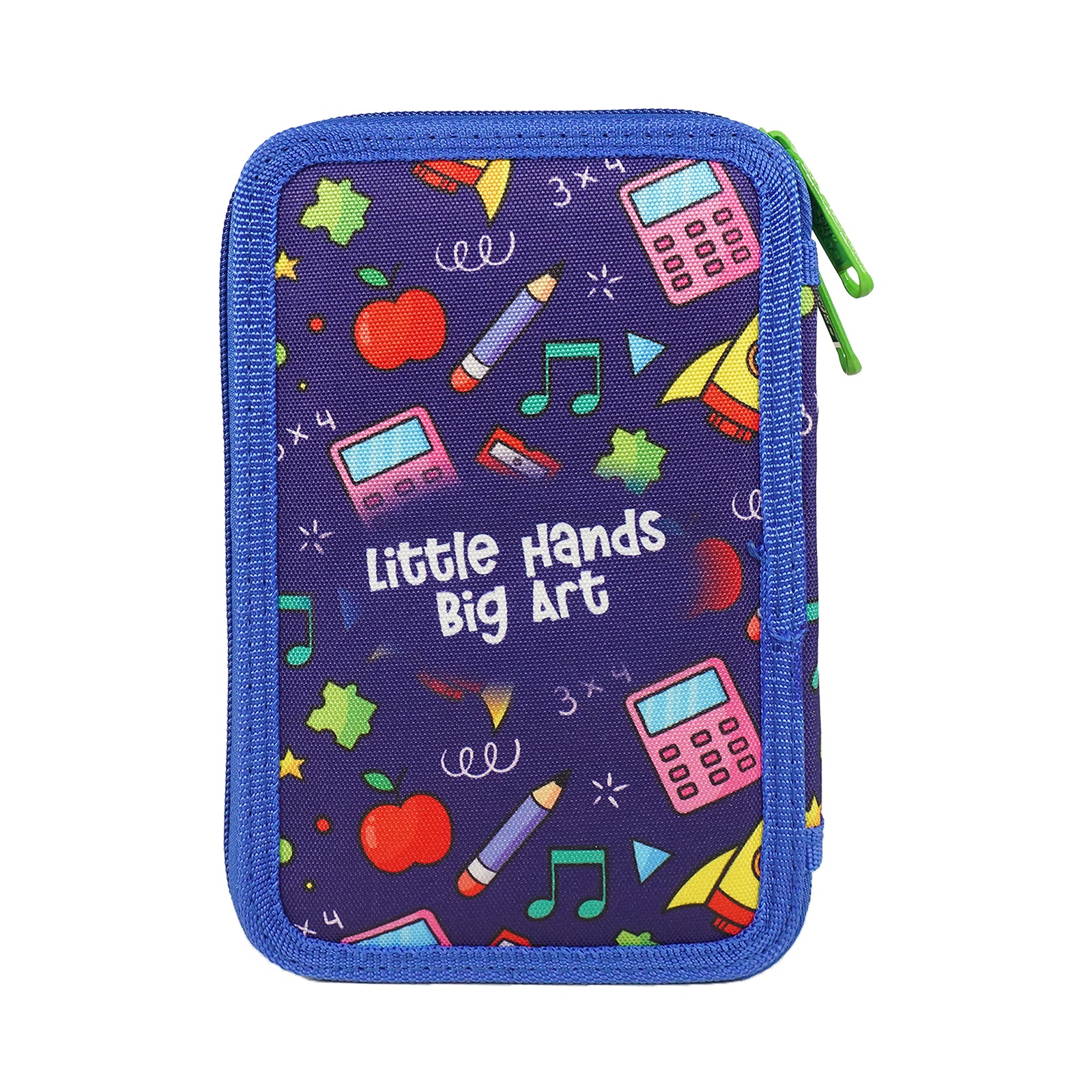 Smily Kiddos Double Layer Stationery Pencil Case Set - Space Theme