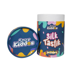 Smily Kiddos Silky Crayons – 24 Vibrant Colors | Premium Art Set for Kids