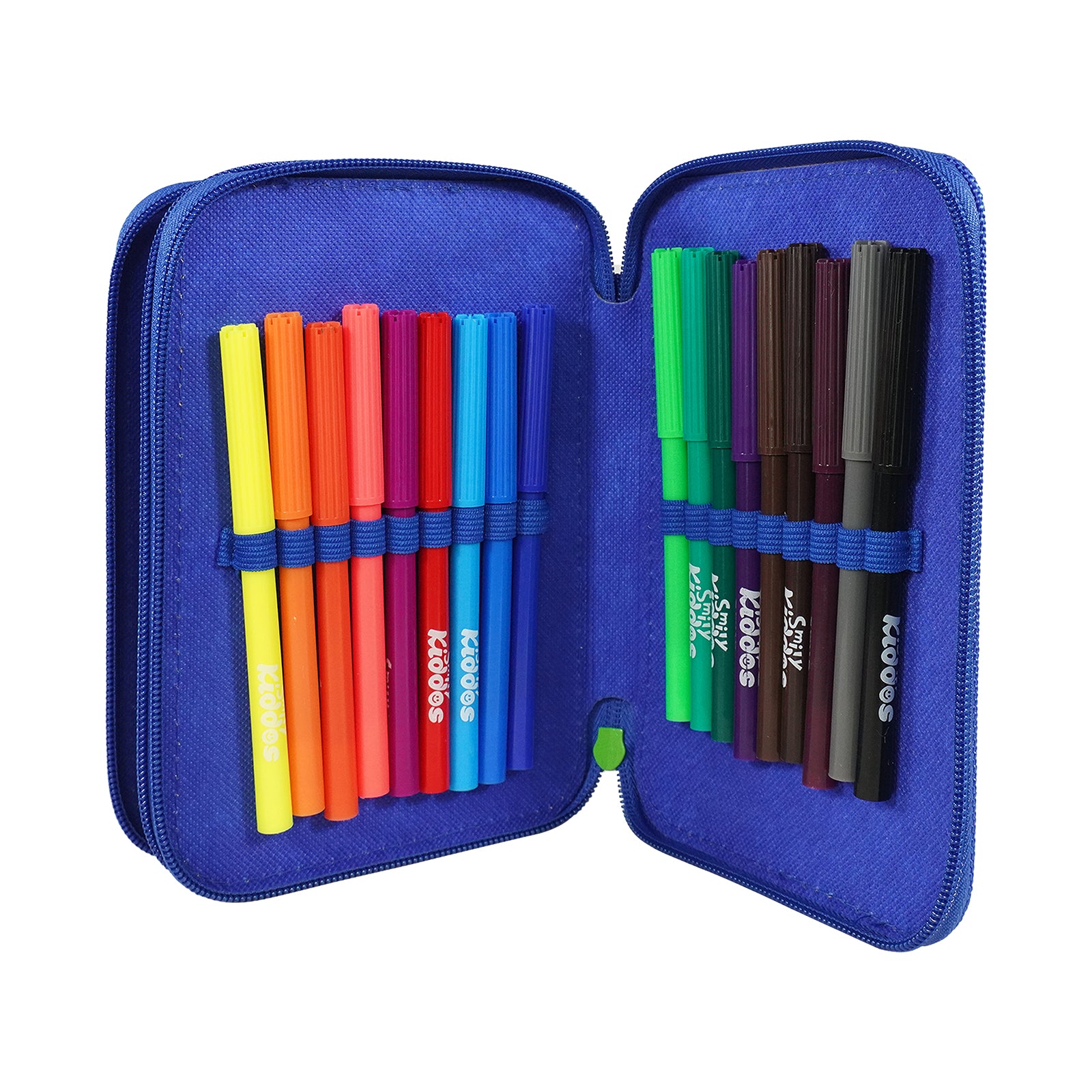 Smily Kiddos Double Layer Stationery Pencil Case Set - Space Theme