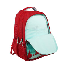 Mike Soho Backpack Red 40L | Water Resistant Travel & Laptop Backpack
