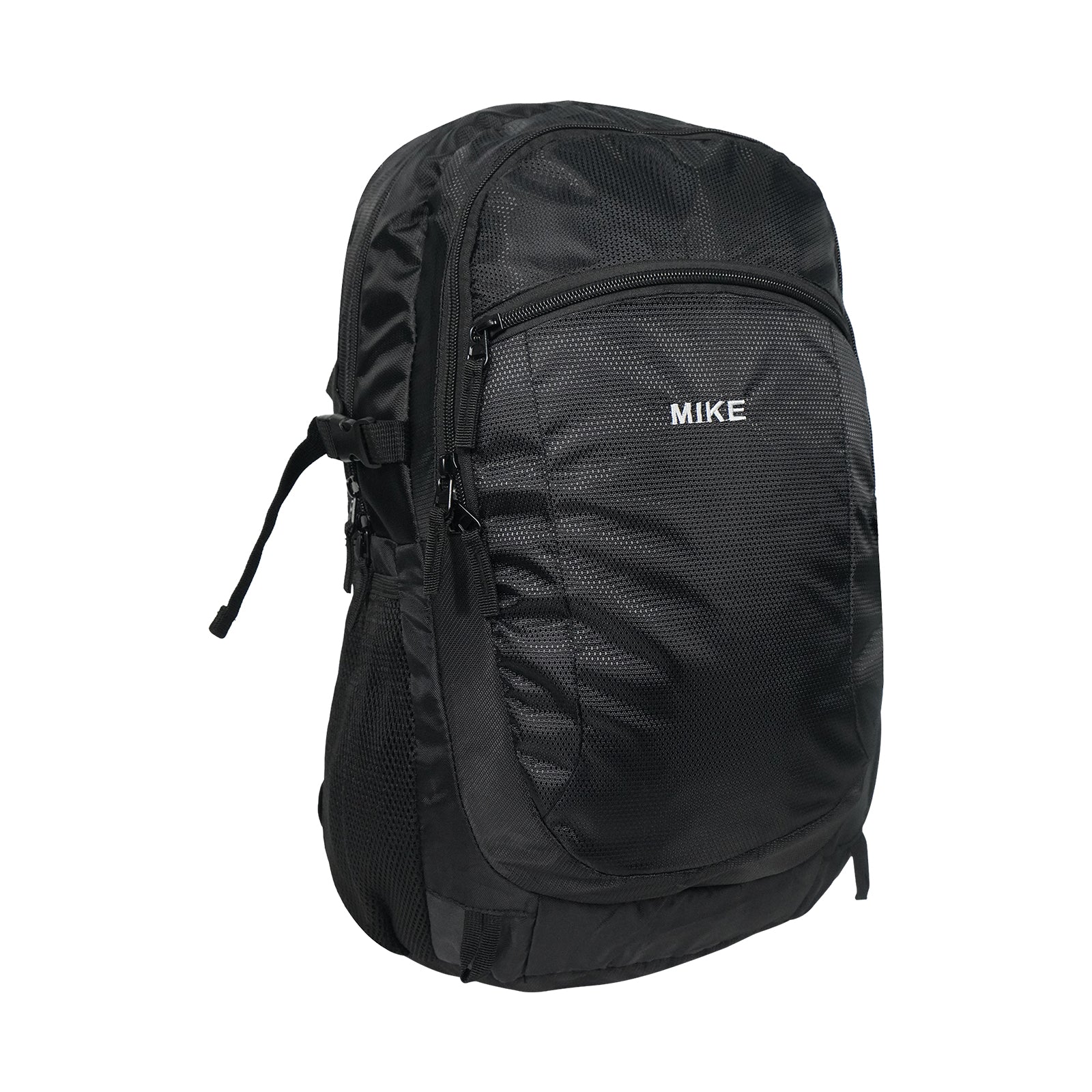 MIKE Terminal Backpack – Black | 30L Backpack with Rain Cover