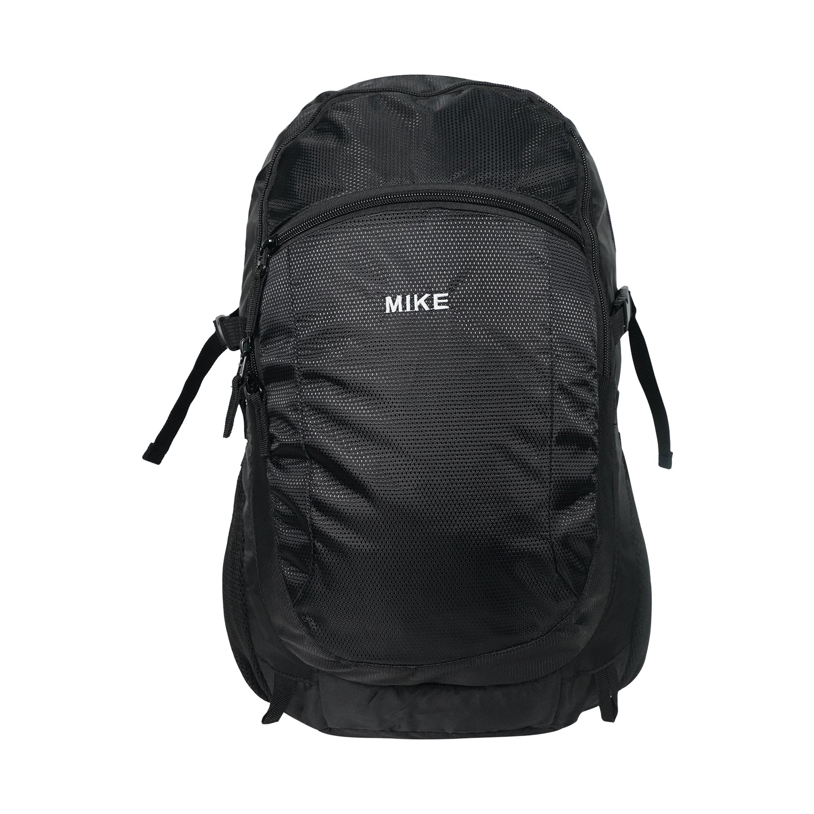 MIKE Terminal Backpack – Black | 30L Backpack with Rain Cover