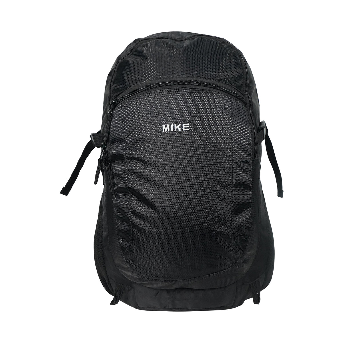 MIKE Terminal Backpack – Black | 30L Backpack with Rain Cover