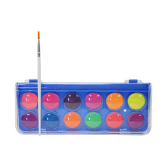 Smily Kiddos Creative Neon Paint Set – 12 Vibrant Colors Candy Theme