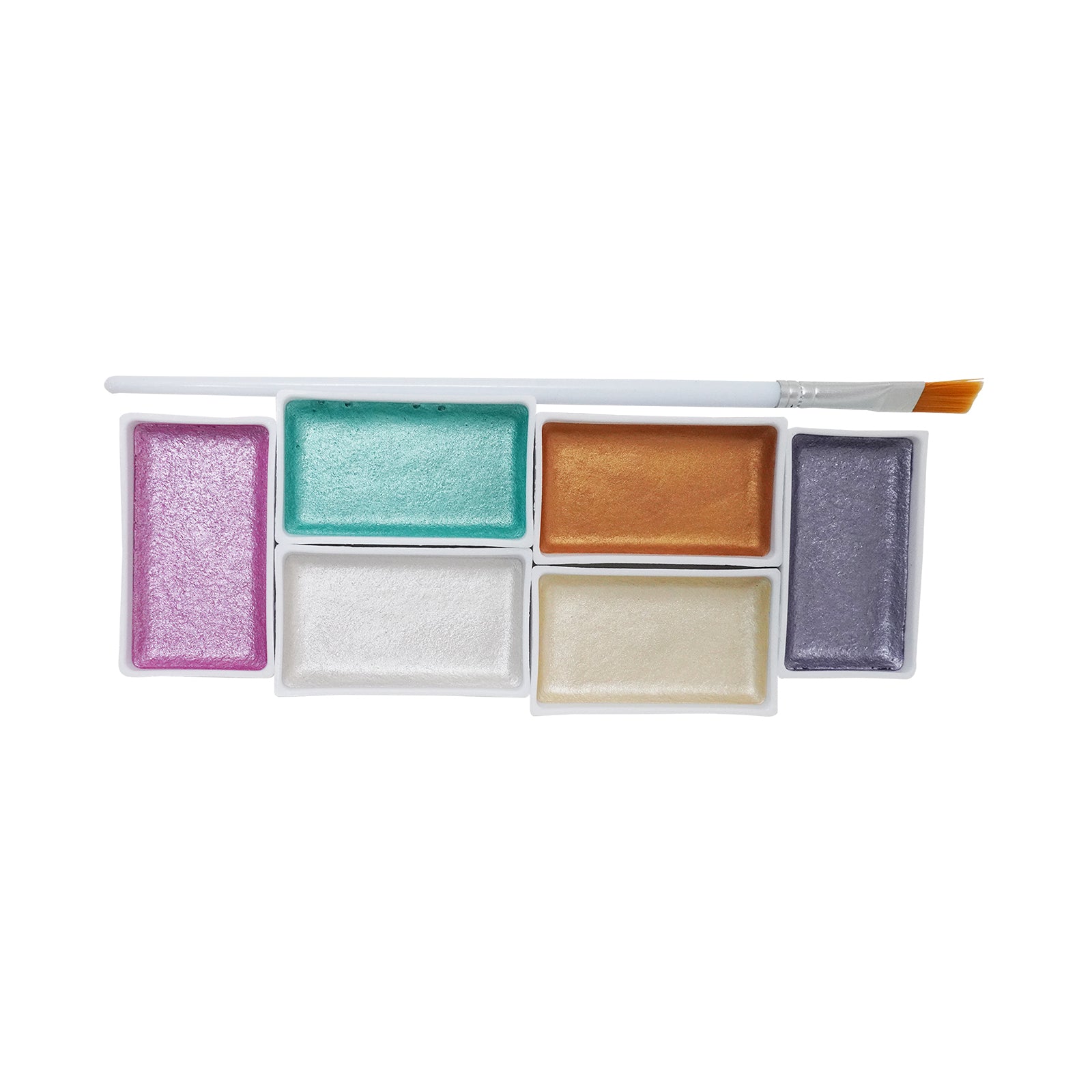 Smily Kiddos Metallic Paint Set – 6 Colors Blue