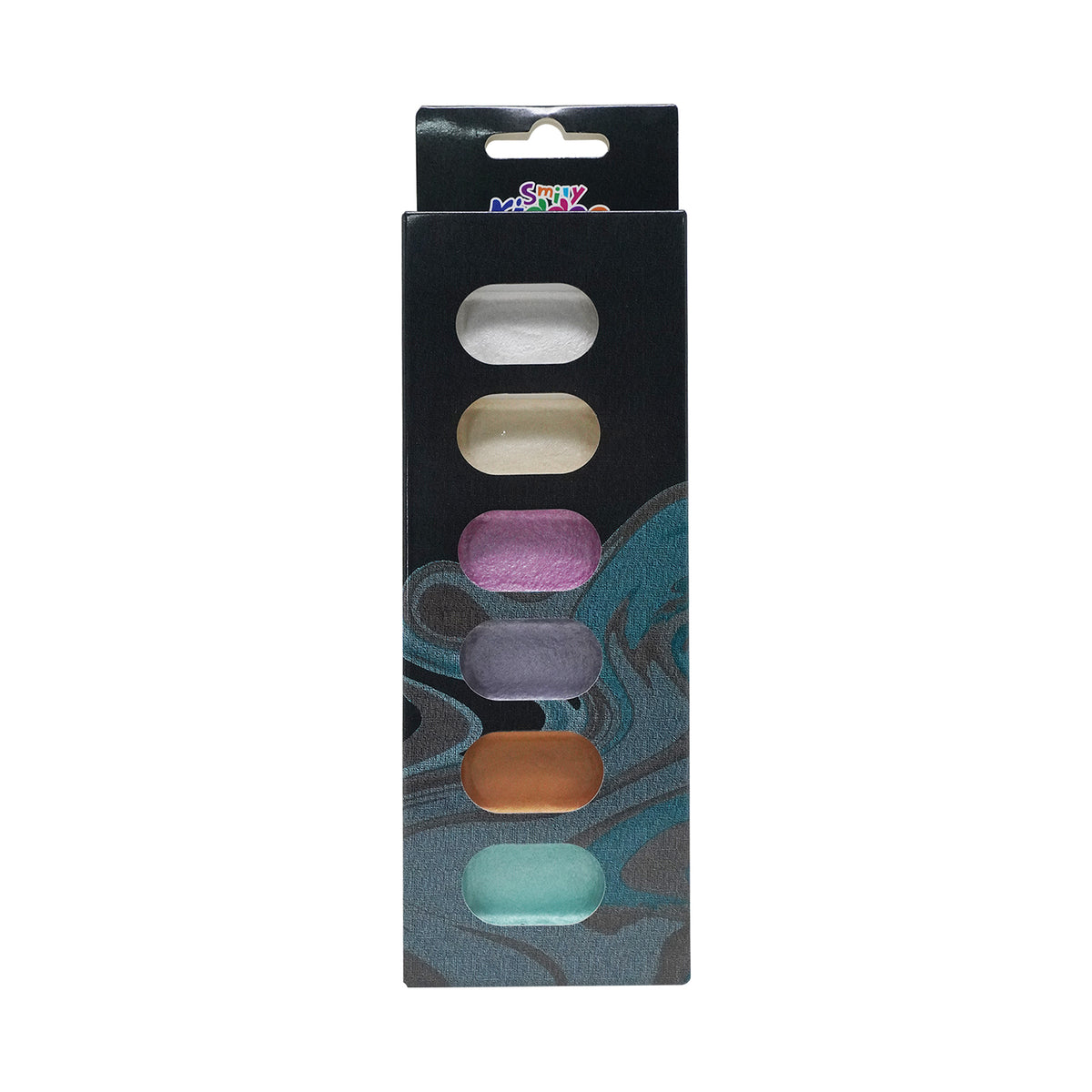 Smily Kiddos Metallic Paint Set – 6 Colors Blue
