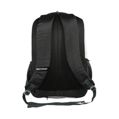 Mike Flora Backpack - White | 48L School Bag with Rain Cover