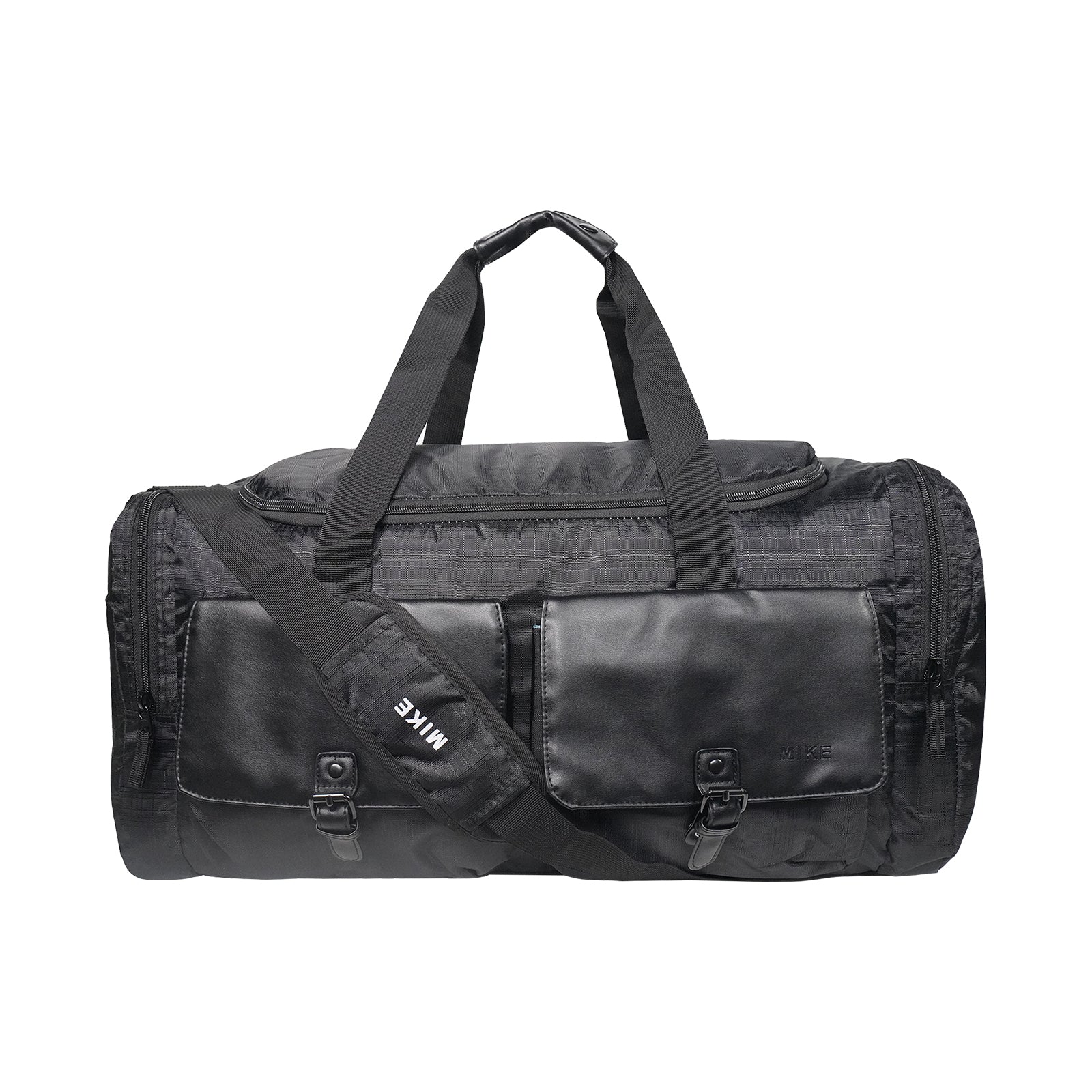 Mike Fortune Duffle Bag – Black | Large Travel & Gym Duffle