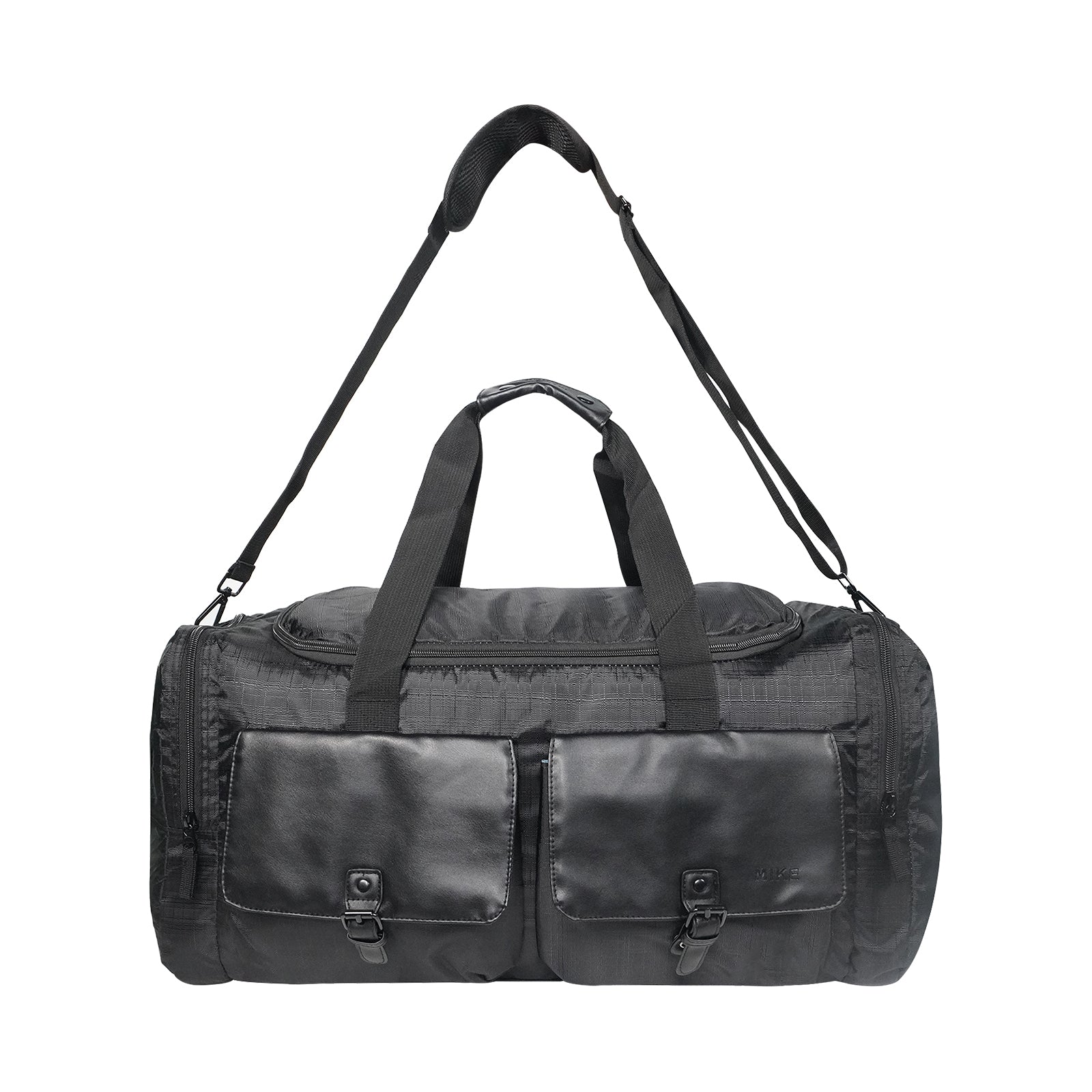 Mike Fortune Duffle Bag – Black | Large Travel & Gym Duffle