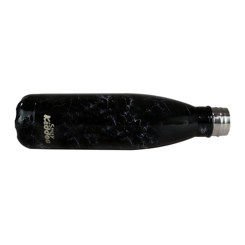 Image of Smily Kiddos 500 ML Stainless Steel Water Bottle -  Marble Print Black