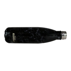 Smily Kiddos 500 ML Stainless Steel Water Bottle -  Marble Print Black
